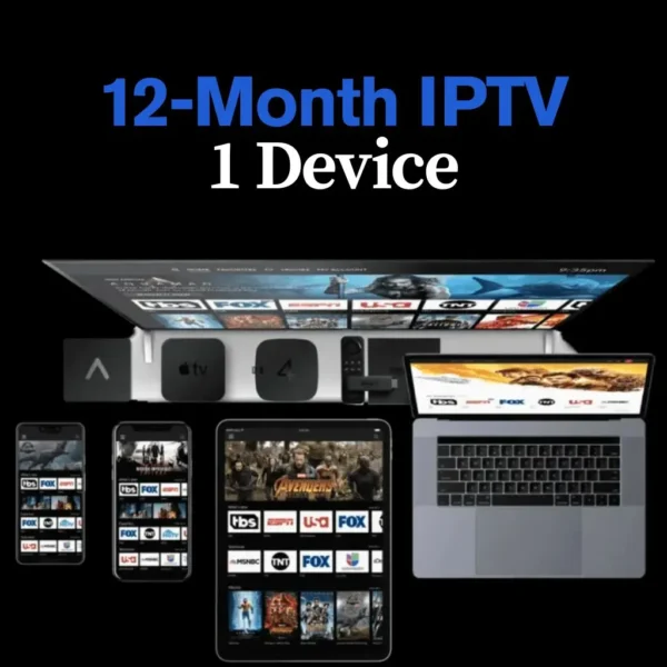 12-Month IPTV Subscription