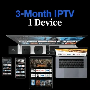 3-Month IPTV Subscription for 1 Device